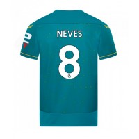 Fotbalové Dres Wolves Ruben Neves #8 Venkovní 2022-23 Krátký Rukáv